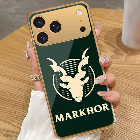 iPhone 17 Pro Max - Markhor Series - HQ Premium Shine Durable Golden Electroplate Case