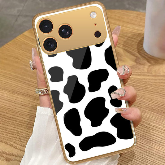 iPhone 17 Pro Max - Vanilla Dream Series - HQ Premium Shine Durable Golden Electroplate Case