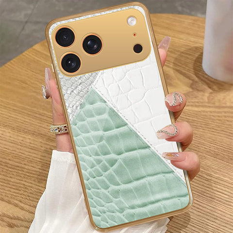 iPhone 17 Pro Max - Printed Skins Series - HQ Premium Shine Durable Golden Electroplate Case