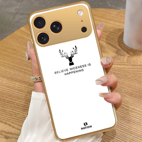 iPhone 17 Pro Max - Nice Series - HQ Premium Shine Durable Golden Electroplate Case