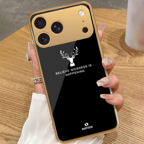 iPhone 17 Pro Max - Nice Series - HQ Premium Shine Durable Golden Electroplate Case