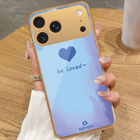 iPhone 17 Pro Max - Onation Heart Series - HQ Premium Shine Durable Golden Electroplate Case