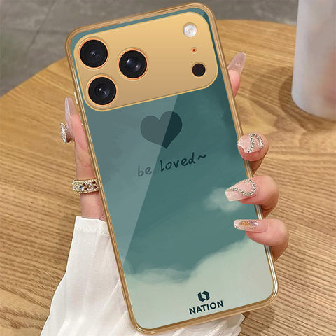 iPhone 17 Pro Max - Onation Heart Series - HQ Premium Shine Durable Golden Electroplate Case