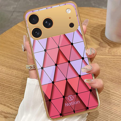 iPhone 17 Pro Max - Onation Pyramid Series - HQ Premium Shine Durable Golden Electroplate Case