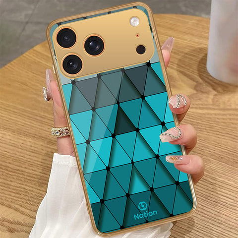 iPhone 17 Pro Max - Onation Pyramid Series - HQ Premium Shine Durable Golden Electroplate Case