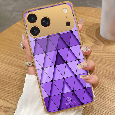 iPhone 17 Pro Max - Onation Pyramid Series - HQ Premium Shine Durable Golden Electroplate Case