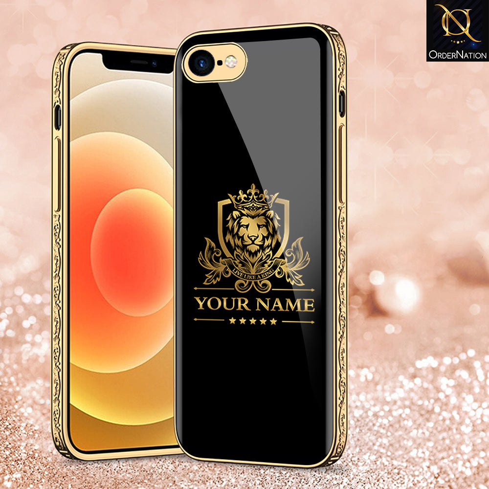 iPhone 8 / 7 Cover - Gold Series - Premium Electroplated Shutterproof Case Soft Silicon Borders Case