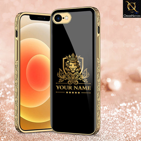 iPhone 8 / 7 Cover - Gold Series - Premium Electroplated Shutterproof Case Soft Silicon Borders Case