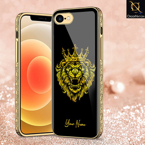 iPhone 8 / 7 Cover - Gold Series - Premium Electroplated Shutterproof Case Soft Silicon Borders Case