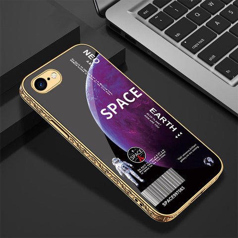 iPhone 8 / 7 Cover - Limitless Series - Premium Electroplated Shutterproof Case Soft Silicon Borders Case