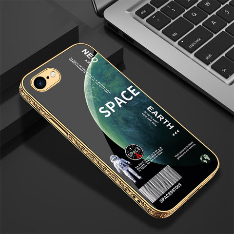 iPhone 8 / 7 Cover - Limitless Series - Premium Electroplated Shutterproof Case Soft Silicon Borders Case