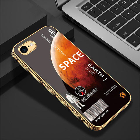 iPhone 8 / 7 Cover - Limitless Series - Premium Electroplated Shutterproof Case Soft Silicon Borders Case