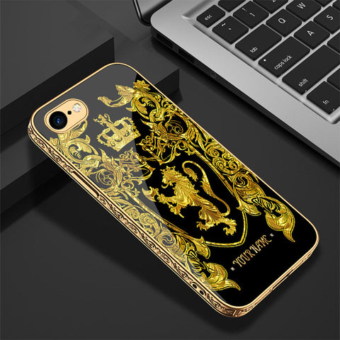iPhone 8 / 7 Cover - Gold Series - Premium Electroplated Shutterproof Case Soft Silicon Borders Case