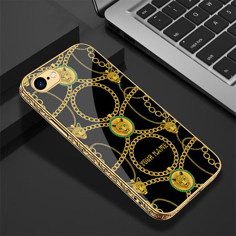 iPhone 8 / 7 Cover - Gold Series - Premium Electroplated Shutterproof Case Soft Silicon Borders Case