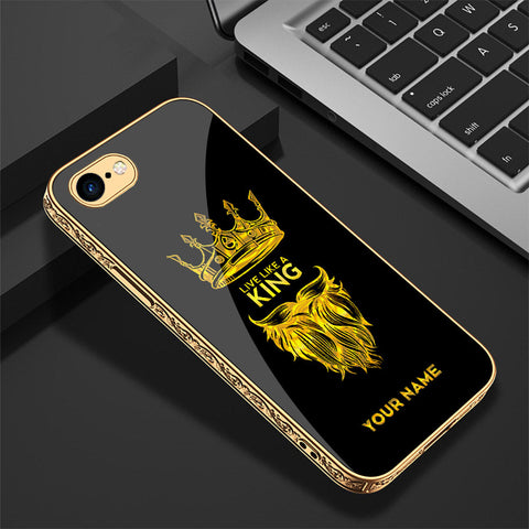 iPhone 8 / 7 Cover - Gold Series - Premium Electroplated Shutterproof Case Soft Silicon Borders Case