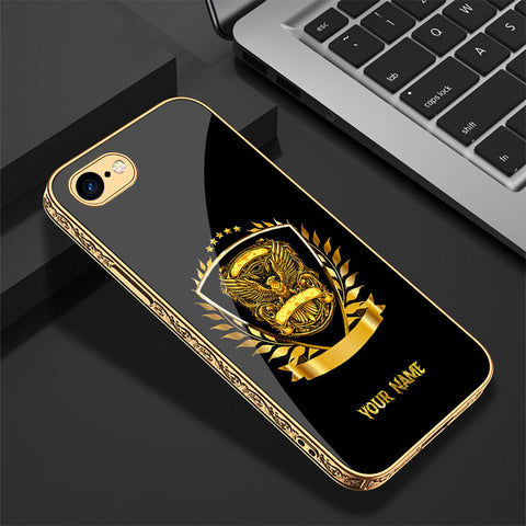 iPhone 8 / 7 Cover - Gold Series - Premium Electroplated Shutterproof Case Soft Silicon Borders Case