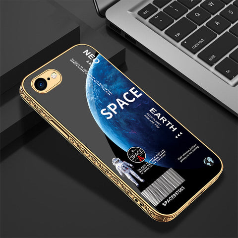 iPhone 8 / 7 Cover - Limitless Series - Premium Electroplated Shutterproof Case Soft Silicon Borders Case