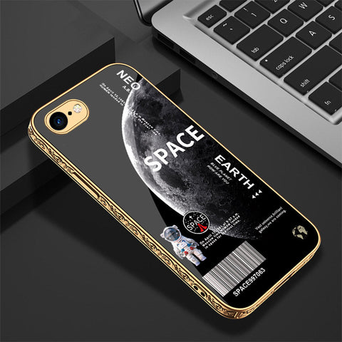 iPhone 8 / 7 Cover - Limitless Series - Premium Electroplated Shutterproof Case Soft Silicon Borders Case