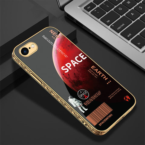 iPhone 8 / 7 Cover - Limitless Series - Premium Electroplated Shutterproof Case Soft Silicon Borders Case