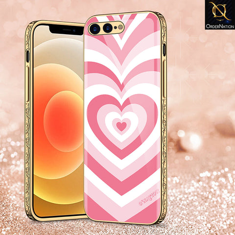 iPhone 8 Plus / 7 Plus Cover - O'Nation Heartbeat Series - Premium Electroplated Shutterproof Case Soft Silicon Borders Case