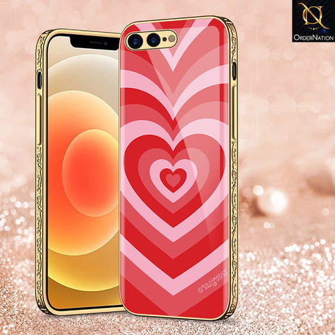 iPhone 8 Plus / 7 Plus Cover - O'Nation Heartbeat Series - Premium Electroplated Shutterproof Case Soft Silicon Borders Case