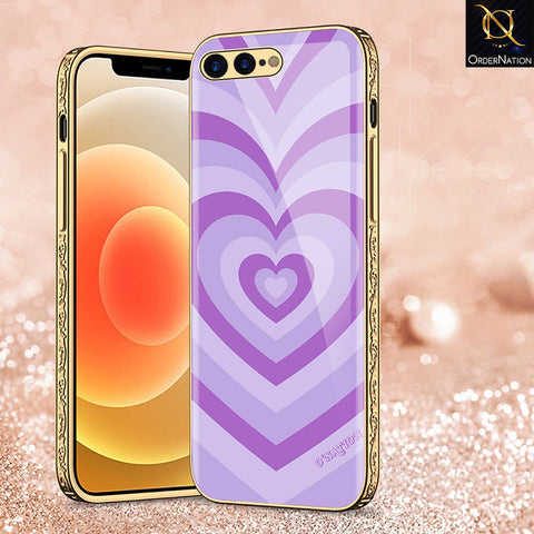 iPhone 8 Plus / 7 Plus Cover - O'Nation Heartbeat Series - Premium Electroplated Shutterproof Case Soft Silicon Borders Case