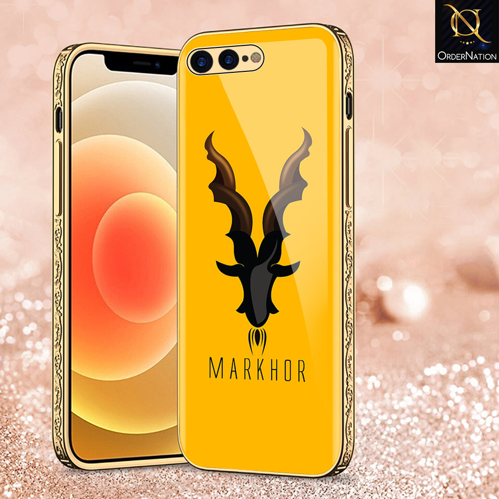iPhone 8 Plus / 7 Plus Cover - Markhor Series - Premium Electroplated Shutterproof Case Soft Silicon Borders Case