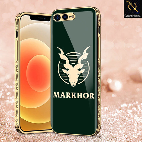 iPhone 8 Plus / 7 Plus Cover - Markhor Series - Premium Electroplated Shutterproof Case Soft Silicon Borders Case