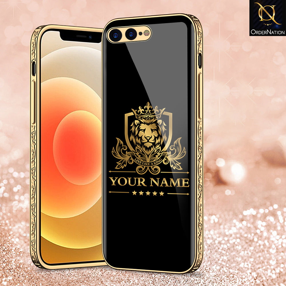 iPhone 8 Plus / 7 Plus Cover - Gold Series - Premium Electroplated Shutterproof Case Soft Silicon Borders Case