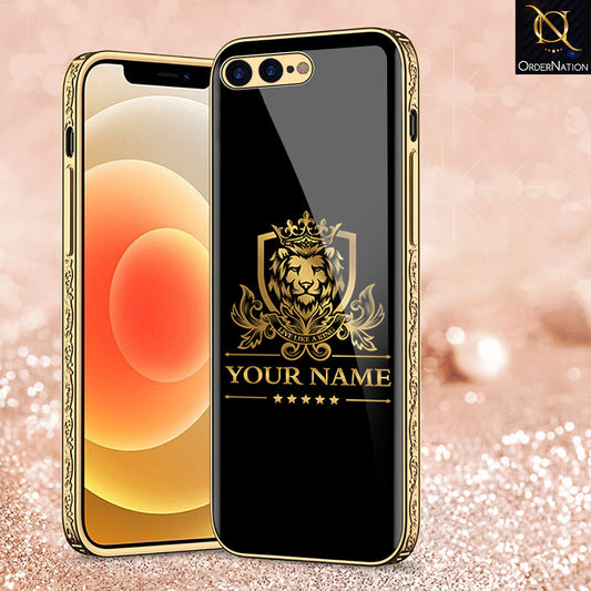 iPhone 8 Plus / 7 Plus Cover - Gold Series - Premium Electroplated Shutterproof Case Soft Silicon Borders Case