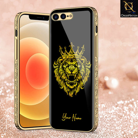 iPhone 8 Plus / 7 Plus Cover - Gold Series - Premium Electroplated Shutterproof Case Soft Silicon Borders Case