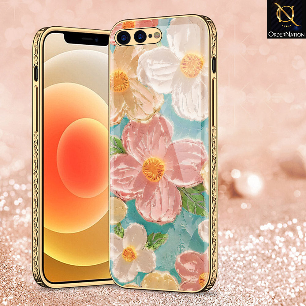 iPhone Plus Plus Cover Floral Series Premium - Main Image