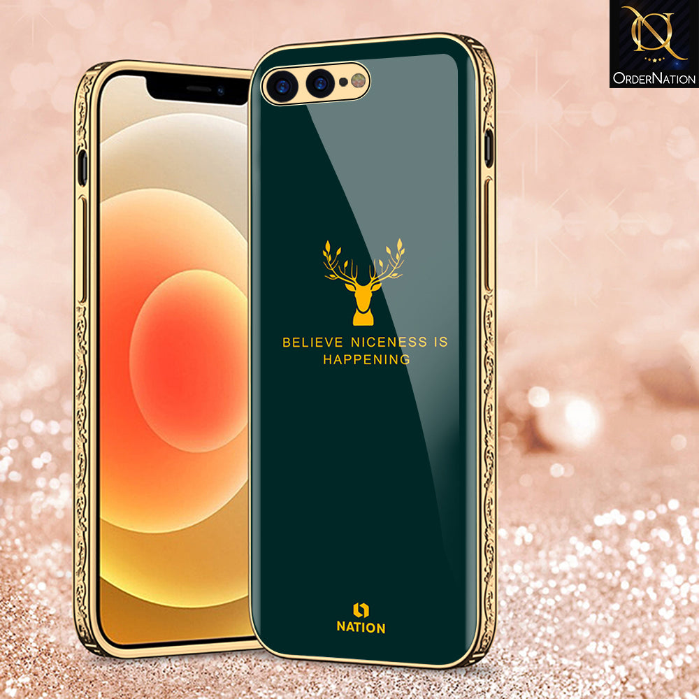 iPhone 8 Plus / 7 Plus Cover - Nice Series - Premium Electroplated Shutterproof Case Soft Silicon Borders Case