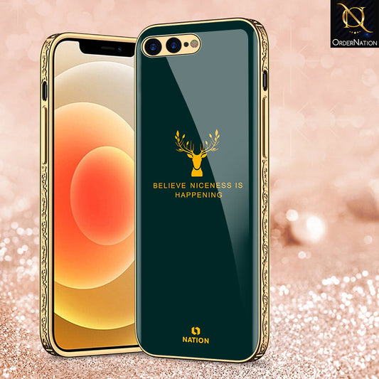 iPhone 8 Plus / 7 Plus Cover - Nice Series - Premium Electroplated Shutterproof Case Soft Silicon Borders Case