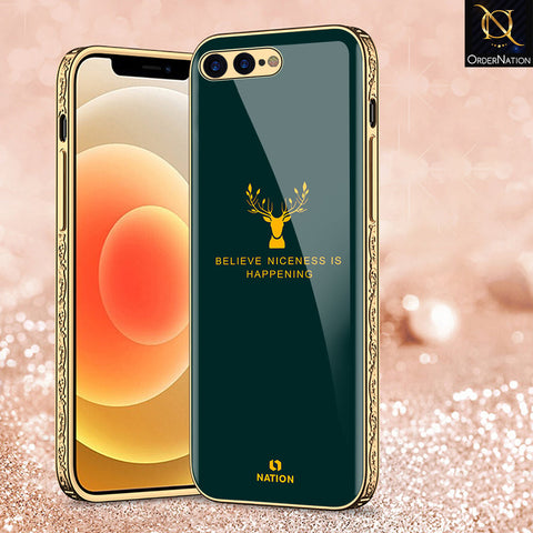 iPhone 8 Plus / 7 Plus Cover - Nice Series - Premium Electroplated Shutterproof Case Soft Silicon Borders Case
