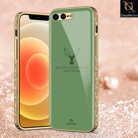 iPhone 8 Plus / 7 Plus Cover - Nice Series - Premium Electroplated Shutterproof Case Soft Silicon Borders Case