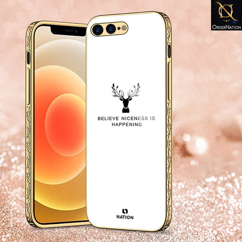 iPhone 8 Plus / 7 Plus Cover - Nice Series - Premium Electroplated Shutterproof Case Soft Silicon Borders Case