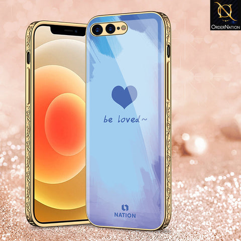 iPhone 8 Plus / 7 Plus Cover - Onation Heart Series - Premium Electroplated Shutterproof Case Soft Silicon Borders Case