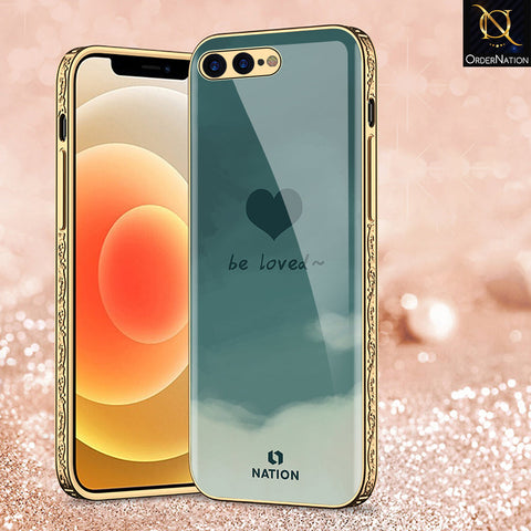 iPhone 8 Plus / 7 Plus Cover - Onation Heart Series - Premium Electroplated Shutterproof Case Soft Silicon Borders Case