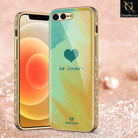 iPhone 8 Plus / 7 Plus Cover - Onation Heart Series - Premium Electroplated Shutterproof Case Soft Silicon Borders Case