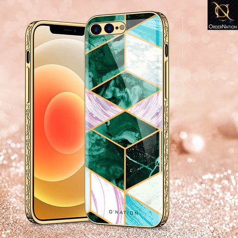 iPhone 8 Plus / 7 Plus Cover - O'Nation Shades of Marble Series - Premium Electroplated Shutterproof Case Soft Silicon Borders Case