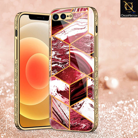 iPhone 8 Plus / 7 Plus Cover - O'Nation Shades of Marble Series - Premium Electroplated Shutterproof Case Soft Silicon Borders Case