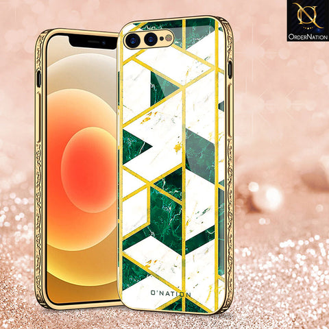 iPhone 8 Plus / 7 Plus Cover - O'Nation Shades of Marble Series - Premium Electroplated Shutterproof Case Soft Silicon Borders Case