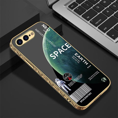 iPhone 8 Plus / 7 Plus Cover - Limitless Series - Premium Electroplated Shutterproof Case Soft Silicon Borders Case