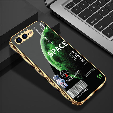 iPhone 8 Plus / 7 Plus Cover - Limitless Series - Premium Electroplated Shutterproof Case Soft Silicon Borders Case