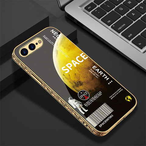 iPhone 8 Plus / 7 Plus Cover - Limitless Series - Premium Electroplated Shutterproof Case Soft Silicon Borders Case