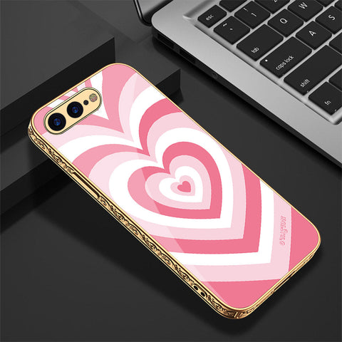 iPhone 8 Plus / 7 Plus Cover - O'Nation Heartbeat Series - Premium Electroplated Shutterproof Case Soft Silicon Borders Case