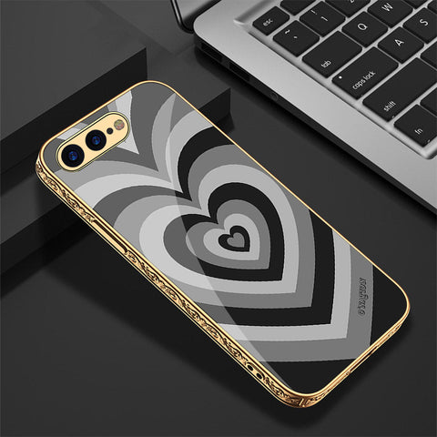 iPhone 8 Plus / 7 Plus Cover - O'Nation Heartbeat Series - Premium Electroplated Shutterproof Case Soft Silicon Borders Case