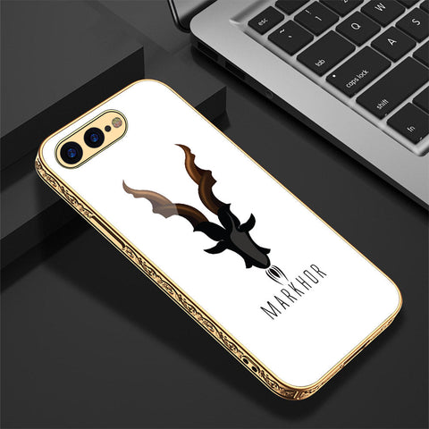 iPhone 8 Plus / 7 Plus Cover - Markhor Series - Premium Electroplated Shutterproof Case Soft Silicon Borders Case