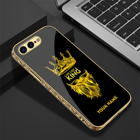 iPhone 8 Plus / 7 Plus Cover - Gold Series - Premium Electroplated Shutterproof Case Soft Silicon Borders Case